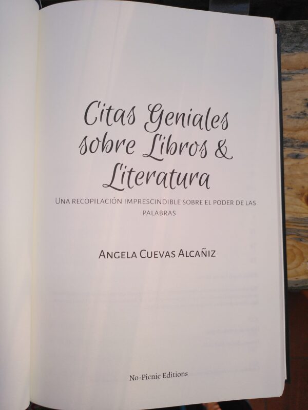 Citas Geniales sobre Libros & Literatura - Title Page