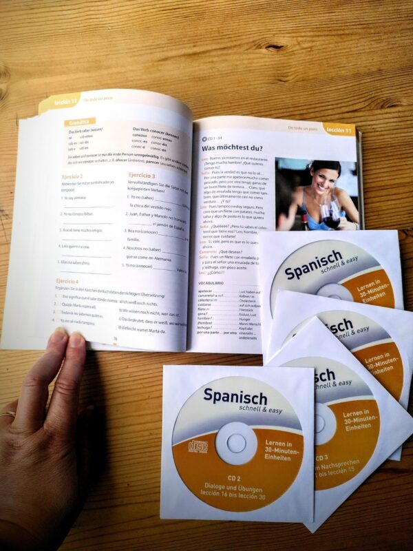 Sprachkurs Spanisch - Buch Interior + CDs